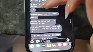 Amouranth shows her dms from her soon to be ex husband