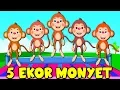 Download Lagu Lagu Kanak Kanak Melayu Malaysia - LIMA EKOR MONYET - 5 Little Monkeys Malay