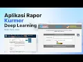 Aplikasi Rapor - Raport Kurikulum Merdeka Deep Learning. Mudah, Praktis, Simpel