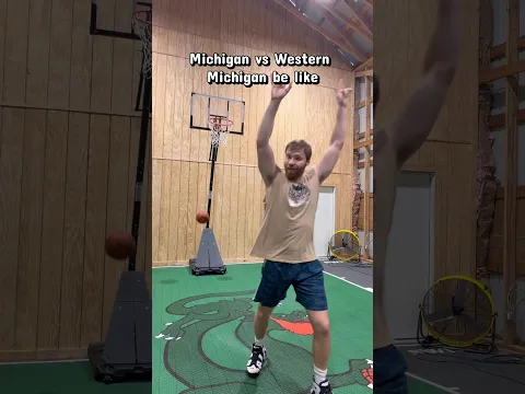 Michigan vs Western Michigan be like #basketball #football #michigan