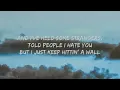 Morgan Wallen – Bandaid On A Bullet Hole (lyrics)