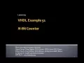 Lesson 79 Example 51 N Bit Counter