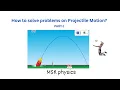 Projectile motion Part