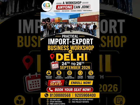 Import Export Course in Delhi with Port visit | 100% Practical Training in Delhi | Harsh Dhawan