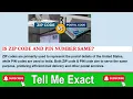 Is ZIP Code PIN Number Same ZIP Code VS PIN Code
