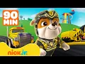 Download Lagu Rubble \u0026 PAW Patrol's Coolest Vehicles \u0026 Rescues! w/ Chase \u0026 Marshall | 90 Minutes | Rubble \u0026 Crew
