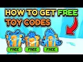 CRAZY TOY CODE GLITCH THIS IS HOW TO GET FREE TOY CODES IN PET SIMULATOR X
