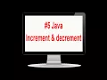 Java - Increment Decrement Postfix Prefix