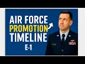 Air Force Promotion Timeline Joining as an E-1
