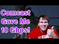 How I got Comcast Xfinity to give me 10 Gbps fiber internet