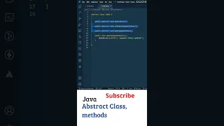 Java In Telugu Abstract Class in Java Abstract Method Java Tutorial For Beginners in Telugu