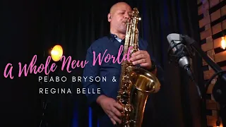 a whole new world peabo bryson regina belle angelo torres saxophone cover at romantic class 53