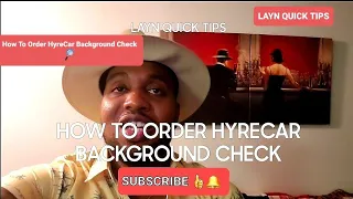How To Order HyreCar Background Check
