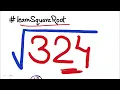 Square root of 324 find the square root of 324 factorization method long division method