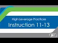 HLP 11-13 Instruction - Part 1