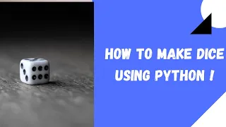 How to Make Dice with Pydroid-3 App in Android Phone Python Projects