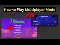 Play Multiplayer Mode Terraria Terraria Multiplayer Host Server IP Port Multiplayer Local Host