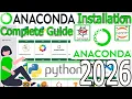 How to install Anaconda on Windows 11 2026 Update Jupyter Notebook Spyder IDE for Data Science