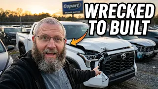 I Bought a WRECKED 2025 Toyota Tundra from COPART Wrecked to UNWRECKED