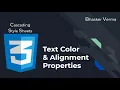 CSS Tutorial for beginners in Hindi Text Color Alignment Properties