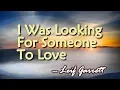 Lagu I Was Looking For Someone To Love - KARAOKE VERSION - Leif Garrett