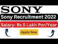 Download Lagu Sony Recruitment 2022 | Sony Job Opening | Freshers Job
