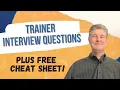 10 CORPORATE TRAINER Interview Questions