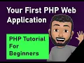PHP Code Example PHP Tutorial For Beginners PHP Simple Application PHP Save Into Mysql