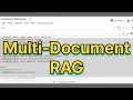 Multi Document RAG using LangChain codes explained