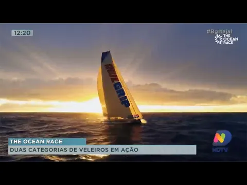 Duas categorias de veleiros em ação na The Ocean Race