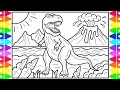 How to Draw - Dinosaur for Kids Dinosaur Drawing