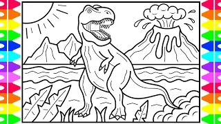 How to Draw - Dinosaur for Kids Dinosaur Drawing