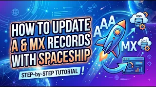 How To Update A MX Records With Spaceship Web Hosting