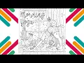 Morning Yoga Coloring Page By Numbers