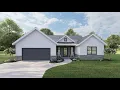 RANCH HOUSE PLAN 881-00011 WITH INTERIOR