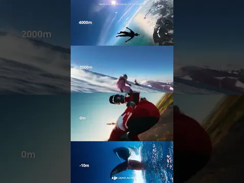 From 4000m Up to 10m Down, It Goes Where the Action Is ๐ | Osmo Action 6