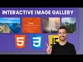 Build an Interactive Image Gallery with HTML CSS JavaScript