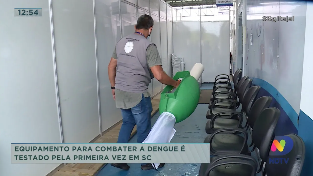 Equipamento para combater a dengue é testado pela primeira vez em Santa Catarina