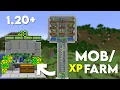 Minecraft EASY MOB XP FARM TUTORIAL 1 20 Without Mob Spawner