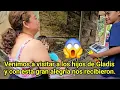 VENIMOS A VISITAR A LOS HIJOS DE GLADIS Y CON ESTA GRAN ALEGRIA NOS RECIBIERON