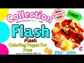 Flash Coloring Pages Flash Colouring Pages FREE 4 All Ages
