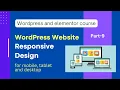Part-9 How to make WordPress website responsive for mobile tablet and desktop Bangla Tutorial
