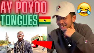 ay poyoo tongues official video american reaction ghana drill rap music 