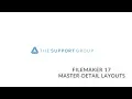 FileMaker 17 Master Detail Layouts