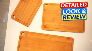 Keechee Durable Bamboo Cutting Board with Knife-Friendly Design REVIEW