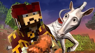 SIGA AS ORDENS DESSE CAVALO MONSTRUOSO NO MINECRAFT!! ( CREEPY HORSE )