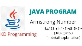 Java Program to Identify Number is Armstrong Number or not while loop