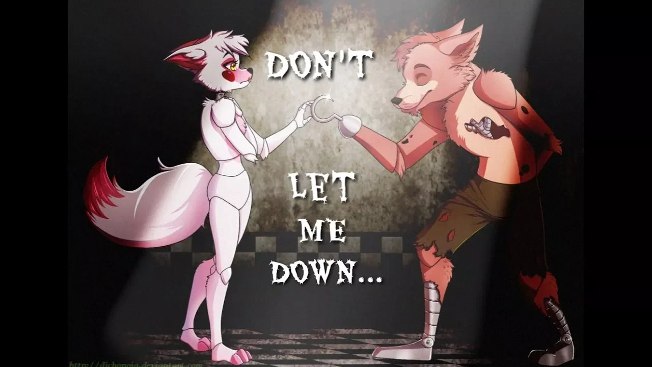 Мангл и Фокси/Mangle & Foxy | FNaF |КЛИП| Don`t Let Me Down...