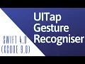 Swift 4 0 How to use UITapGestureRecognizer Xcode 9 0