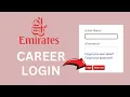 Emirates Career Login How to Login Emirates Career account 2024